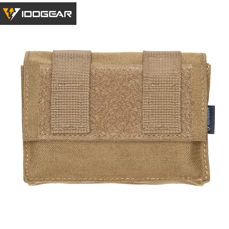 IDOGEAR Tactical FAST Helmet Utility Pouch Removable Rear Pouch NVG Counterweight Battery Pouch 3549
