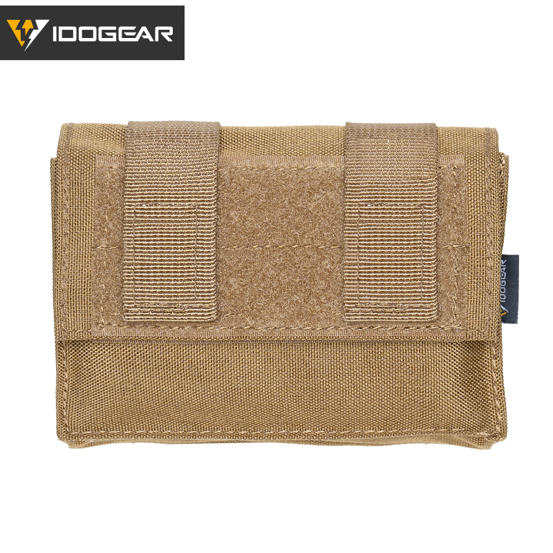 IDOGEAR Tactical FAST Helmet Utility Pouch Removable Rear Pouch NVG Counterweight Battery Pouch 3549