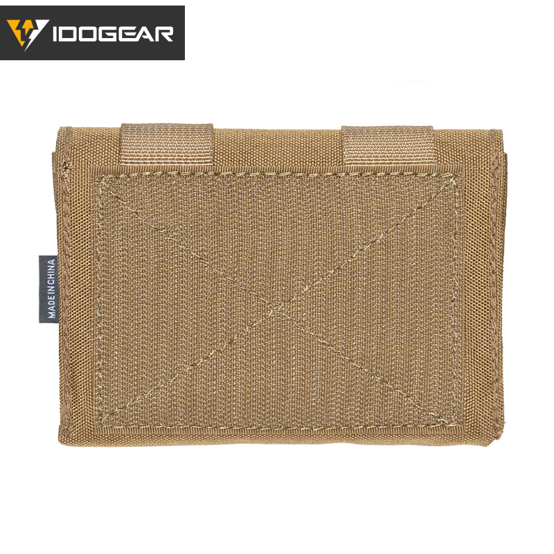 IDOGEAR Tactical FAST Helmet Utility Pouch Removable Rear Pouch NVG Counterweight Battery Pouch 3549