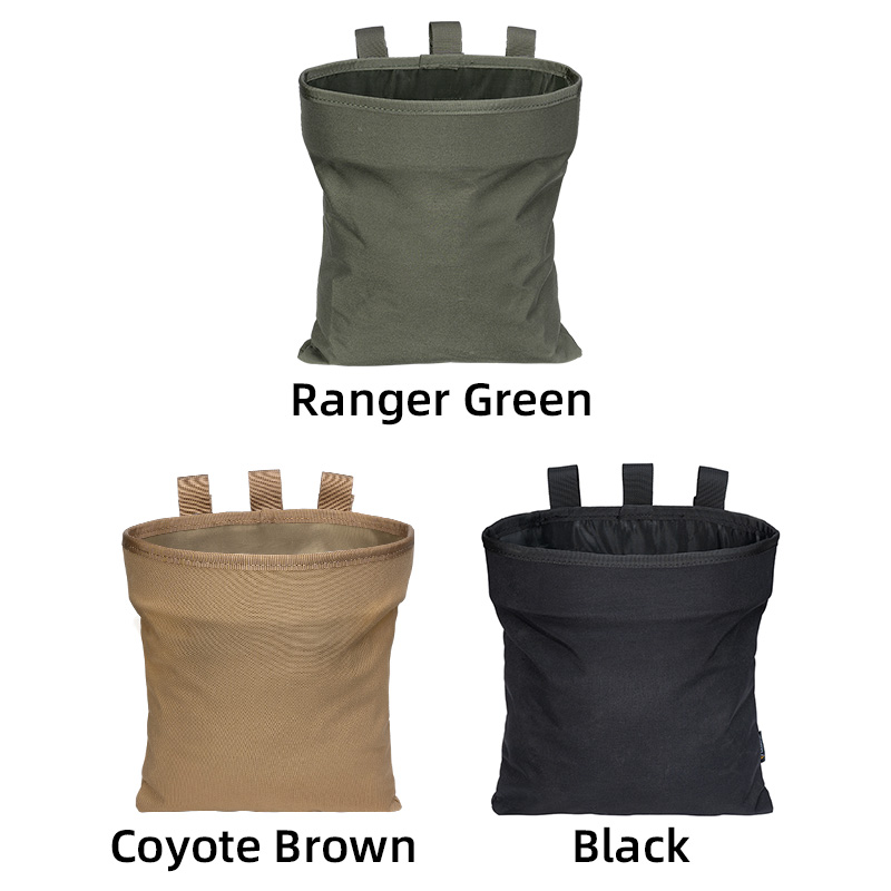 IDOGEAR MOLLE Dump Pouch Tactical Mag Recovery Pouch Drawstring Magazine Recycling Pouch Gear 3550