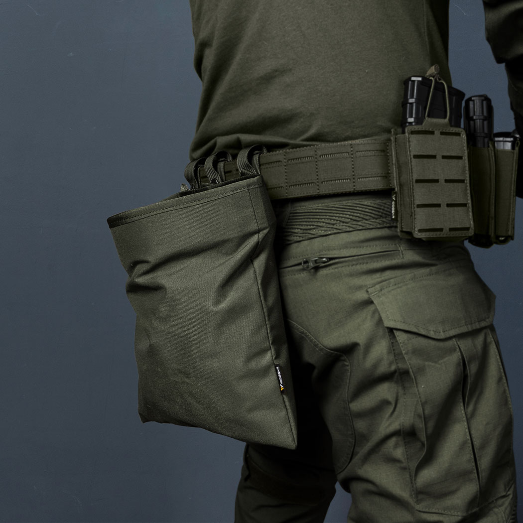 IDOGEAR MOLLE Dump Pouch Tactical Mag Recovery Pouch Drawstring Magazine Recycling Pouch Gear 3550