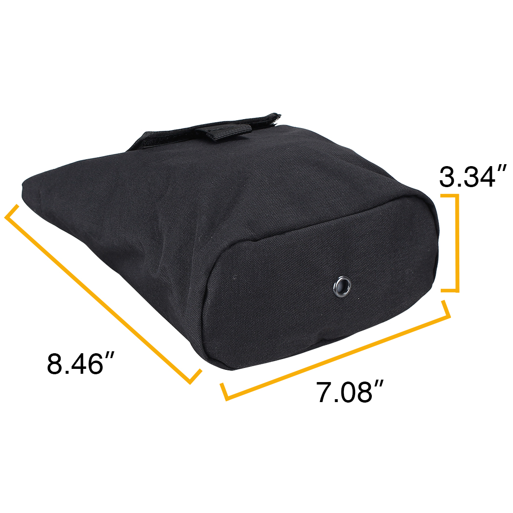 IDOGEAR Dump Pouch Tactical MOLLE Folding Mag Recycling Bag Recovery Pouch Drawstring Mag Pouch 3551