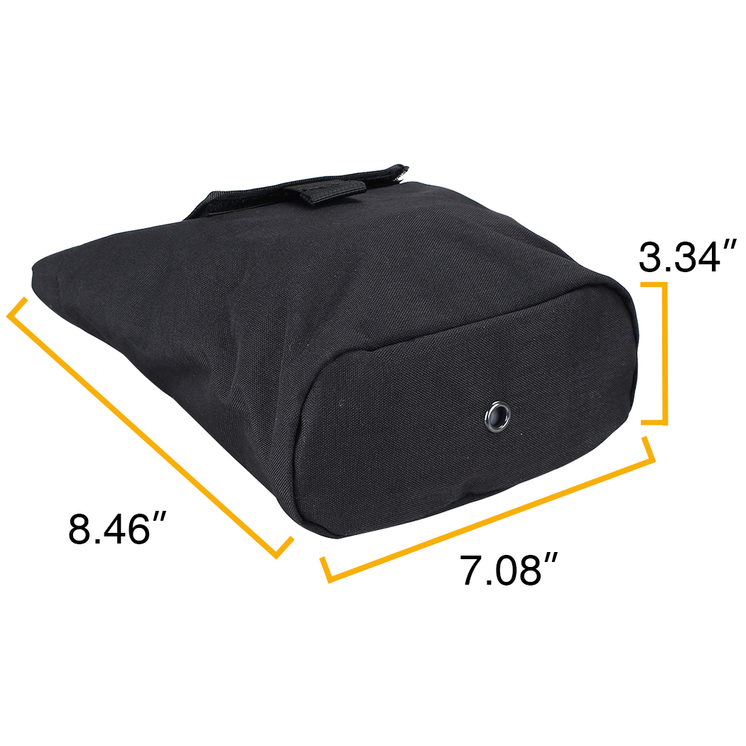 IDOGEAR Dump Pouch Tactical MOLLE Folding Mag Recycling Bag Recovery Pouch Drawstring Mag Pouch 3551