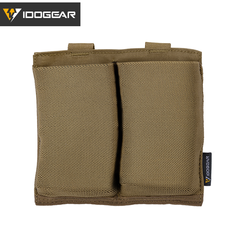 IDOGEAR Elastic Mag Pouch Double MOLLE Magazine Pouch for M4 5.56mm Magazines 3554-IDOGEAR INDUSTRIAL
