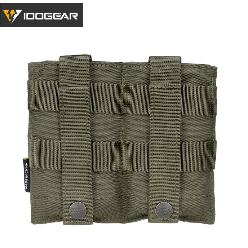 IDOGEAR Elastic Mag Pouch Double MOLLE Magazine Pouch for M4 5.56mm Magazines 3554-IDOGEAR INDUSTRIAL