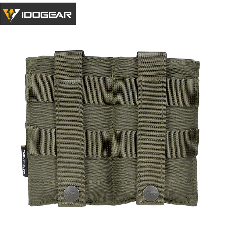 IDOGEAR Elastic Mag Pouch Double MOLLE Magazine Pouch for M4 5.56mm Magazines 3554-IDOGEAR INDUSTRIAL
