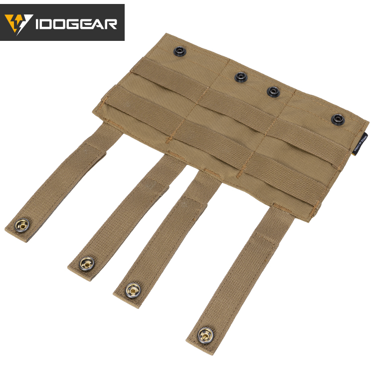 IDOGEAR Triple Mag Pouch Elastic Molle Magazine Pouches Open-top Carrier for M4/M16/AR Magazines 3555-IDOGEAR INDUSTRIAL