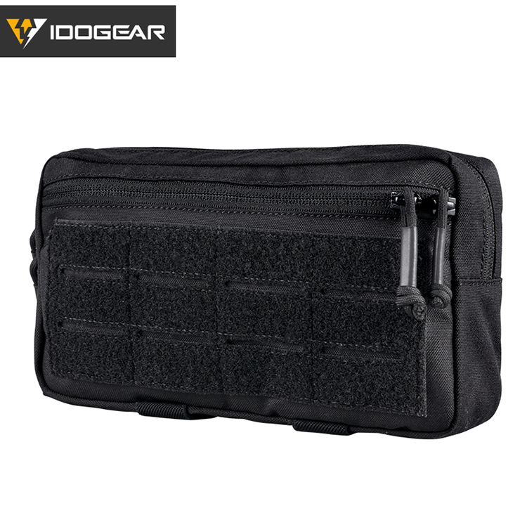 IDOGEAR SPORTS Tactical MOLLE Pouch Multi-Purpose EDC Admin Pouch Modular Utility Tools Bag 500D Nylon 3563-IDOGEAR INDUSTRIAL
