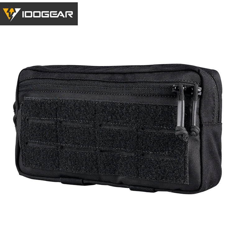 IDOGEAR SPORTS Tactical MOLLE Pouch Multi-Purpose EDC Admin Pouch Modular Utility Tools Bag 500D Nylon 3563-IDOGEAR INDUSTRIAL