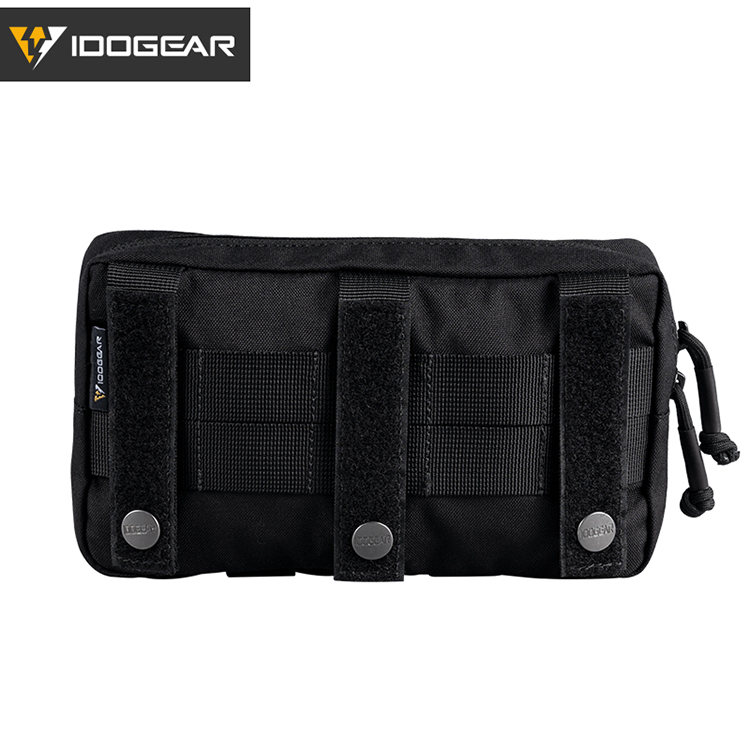 IDOGEAR SPORTS Tactical MOLLE Pouch Multi-Purpose EDC Admin Pouch Modular Utility Tools Bag 500D Nylon 3563-IDOGEAR INDUSTRIAL
