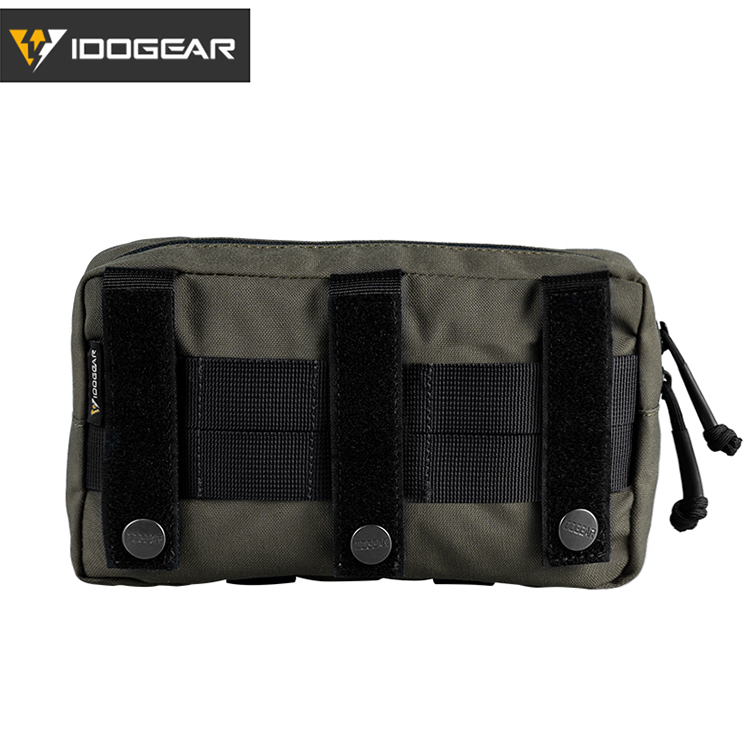 IDOGEAR SPORTS Tactical MOLLE Pouch Multi-Purpose EDC Admin Pouch Modular Utility Tools Bag 500D Nylon 3563-IDOGEAR INDUSTRIAL