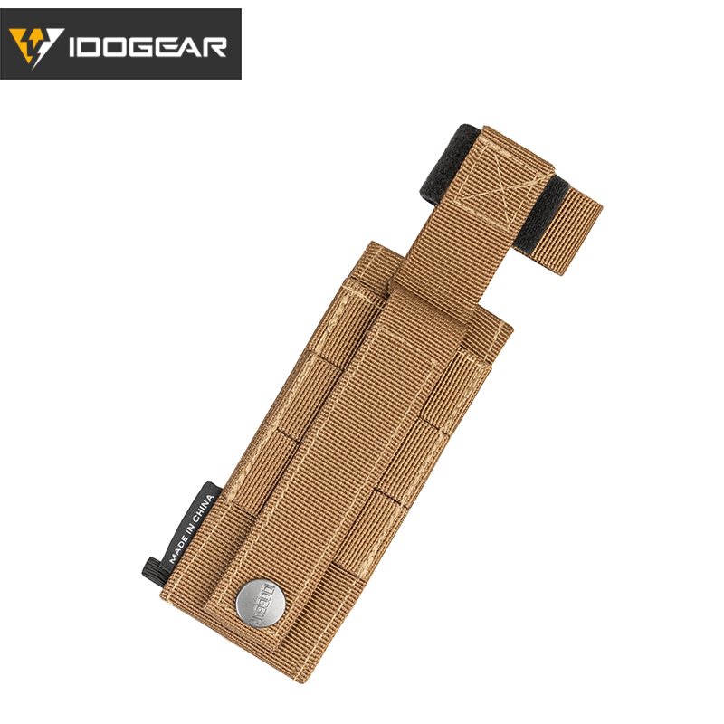 IDOGEAR Tactical Medical Tourniquet & Shear Pouch MOLLE EMT Scissor Tool Pouch EDC Tactical Gear Holder 3564