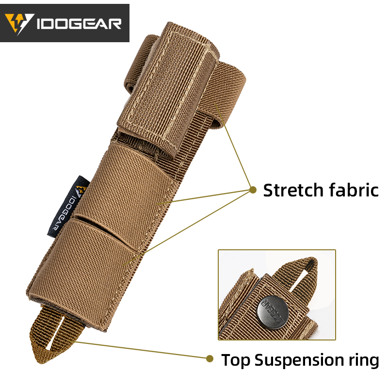 IDOGEAR Tactical Radio Antenna System Relocation Pouch Molle Pouch for PRC152 PRC148 MBITR 3565