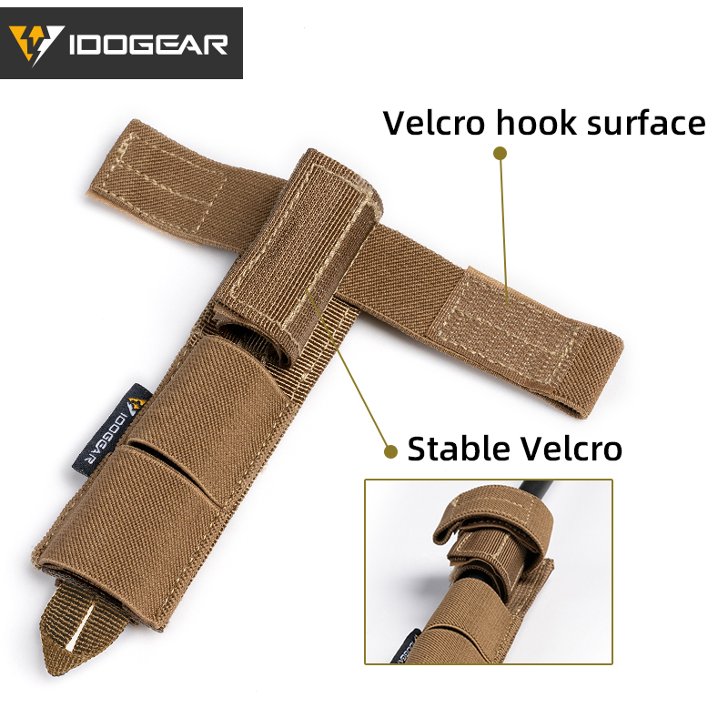 IDOGEAR Tactical Radio Antenna System Relocation Pouch Molle Pouch for PRC152 PRC148 MBITR 3565