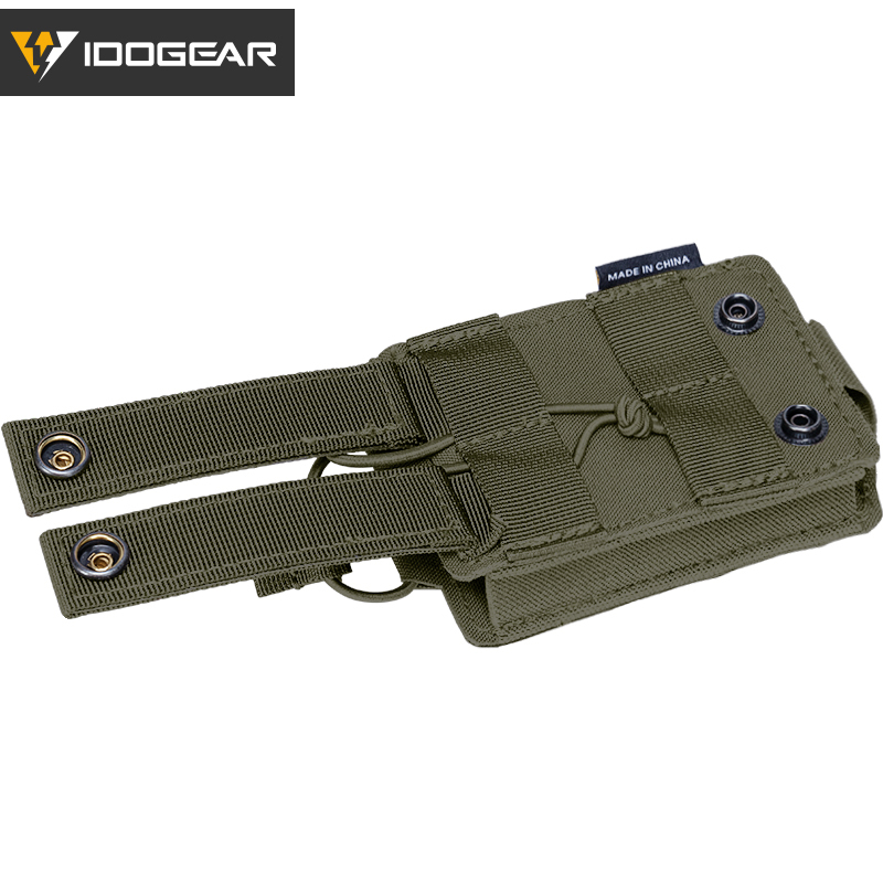 IDOGEAR Tactical LSR 556 Mag Pouch Single Mag Carrier MOLLE Pouch Laser Cut Tool Bags 3566
