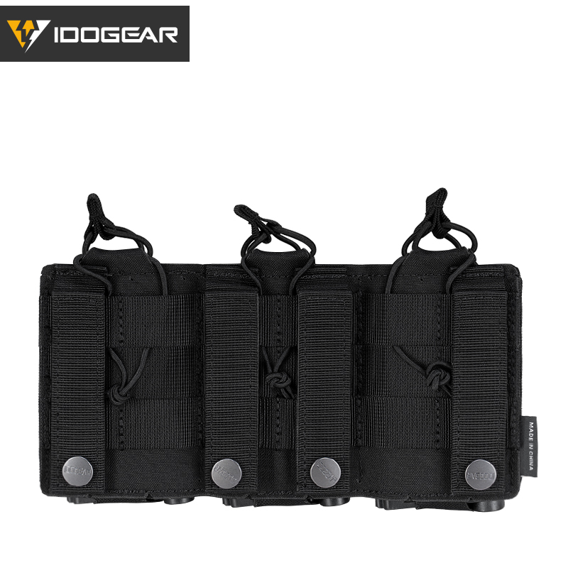 IDOGEAR Tactical LSR 556 Mag Pouch Triple Mag Carrier MOLLE Pouch Laser Cut 3567