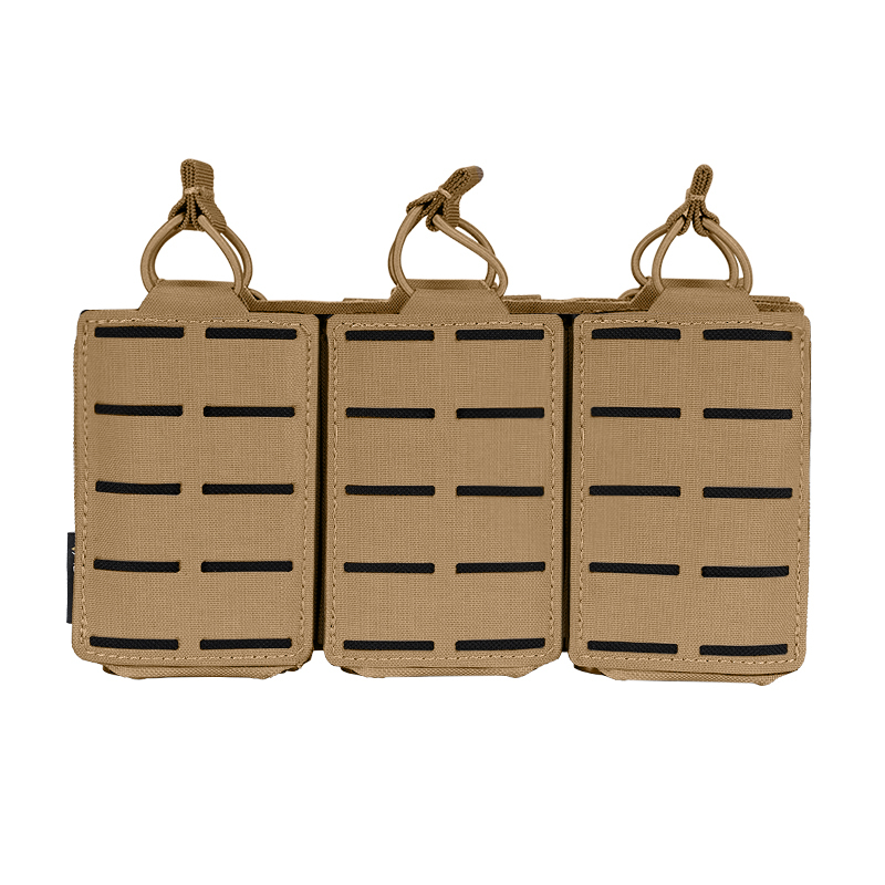 IDOGEAR Tactical LSR 556 Mag Pouch Triple Mag Carrier MOLLE Pouch Laser Cut 3567