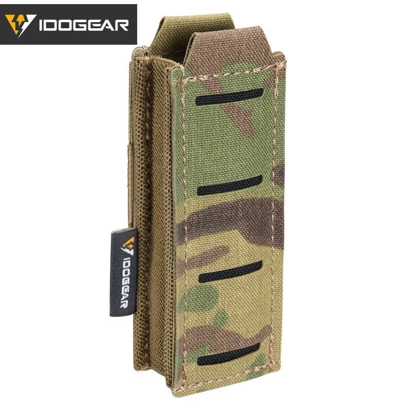 IDOGEAR Single Utility Storage Pouch Laser Cut MOLLE Gear Holder for Outdoor 3568