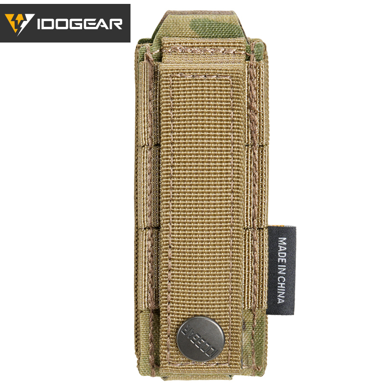 IDOGEAR Single Utility Storage Pouch Laser Cut MOLLE Gear Holder for Outdoor 3568