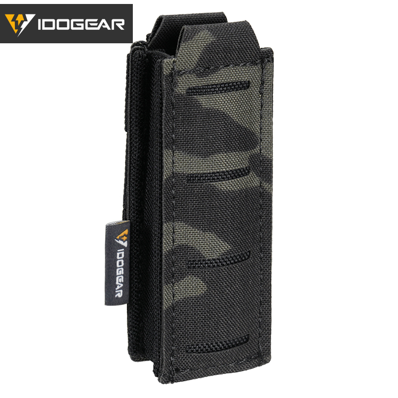 IDOGEAR Single Utility Storage Pouch Laser Cut MOLLE Gear Holder for Outdoor 3568