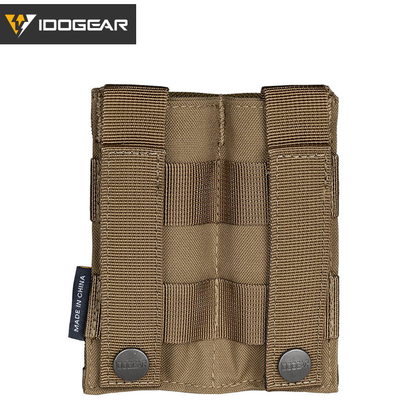 IDOGEAR Tactical Double Open Top Mag Pouch 9mm Fast Draw MOLLE Mag Carrier Carrier 3572-IDOGEAR INDUSTRIAL