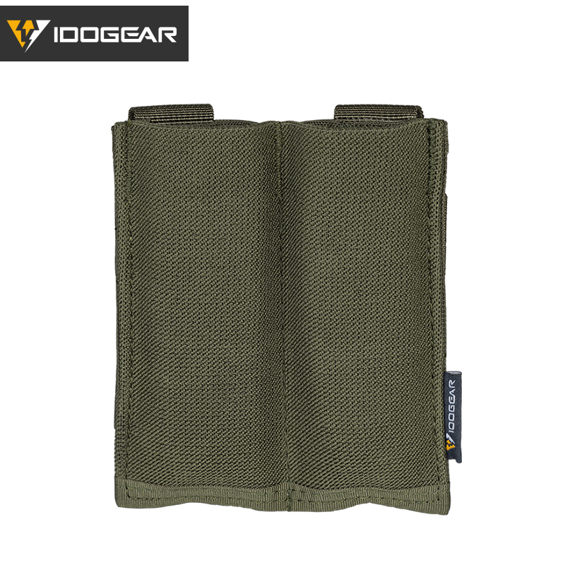 IDOGEAR Tactical Double Open Top Mag Pouch 9mm Fast Draw MOLLE Mag Carrier Carrier 3572-IDOGEAR INDUSTRIAL