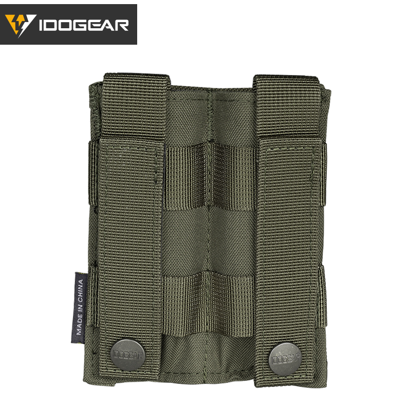 IDOGEAR Tactical Double Open Top Mag Pouch 9mm Fast Draw MOLLE Mag Carrier Carrier 3572-IDOGEAR INDUSTRIAL