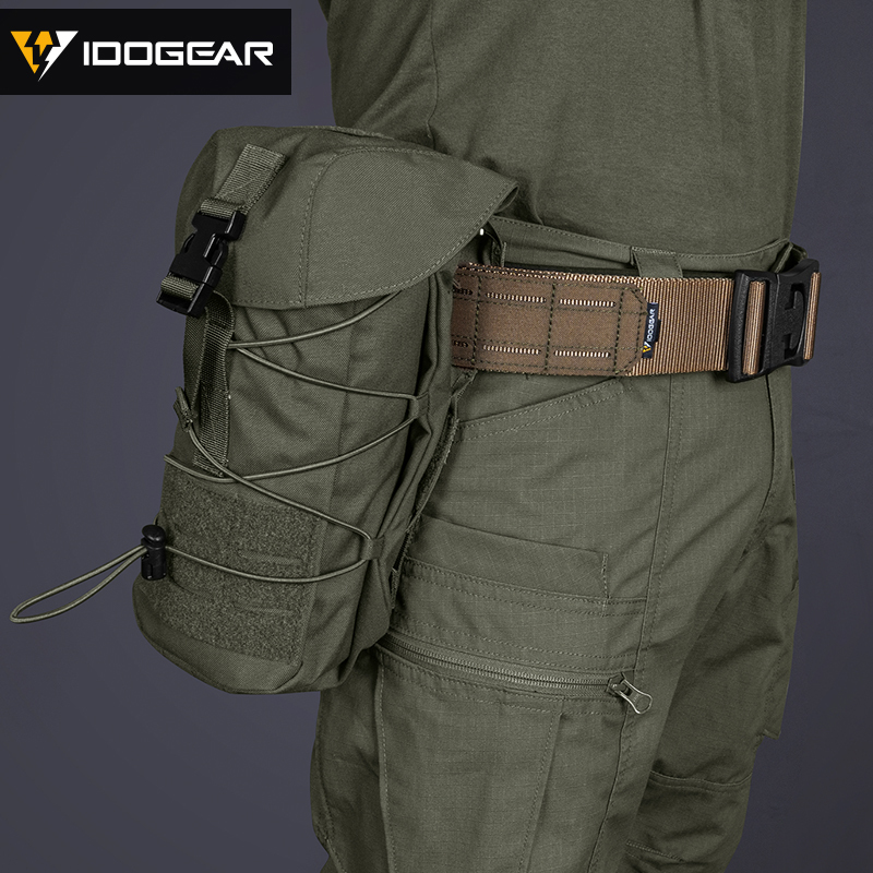 IDOGEAR Tactical GP Pouch General Purpose Utility Pouch MOLLE Sundries Recycling Bag Tactical Gear 3574-IDOGEAR INDUSTRIAL
