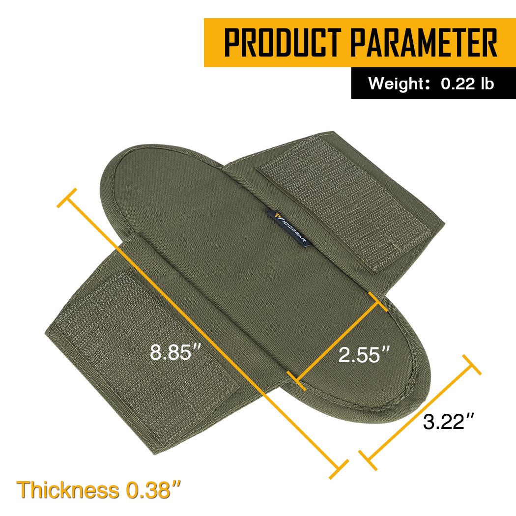 IDOGEAR Plate Carrier Shoulder Pads Set Cushion Pads For Tactical Vest Backpack 3575