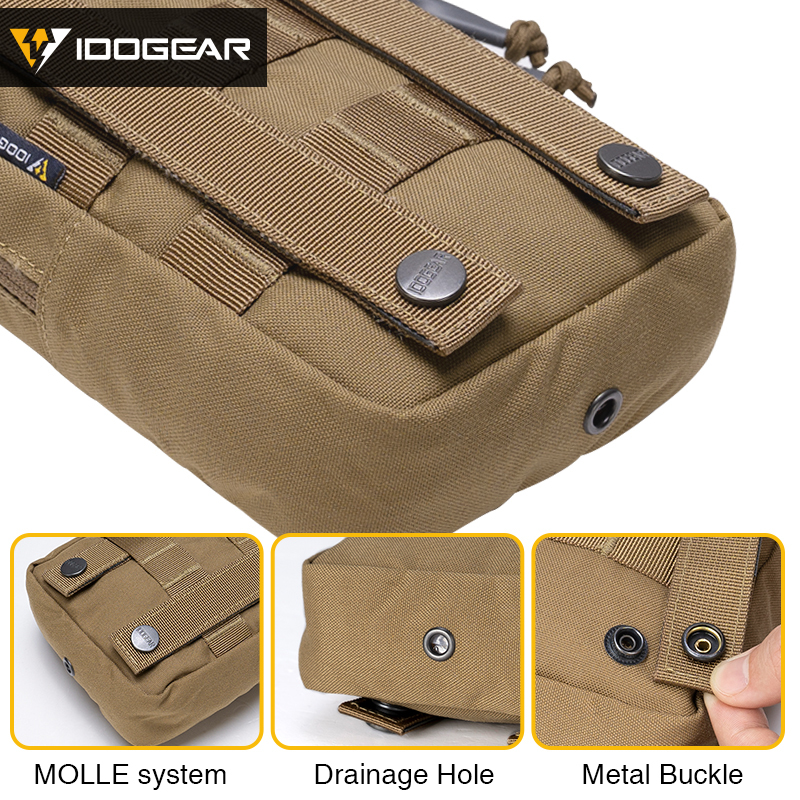IDOGEAR Tactical MOLLE Pouch Multi-Purpose Compact EDC Small Utility Pouch 3578