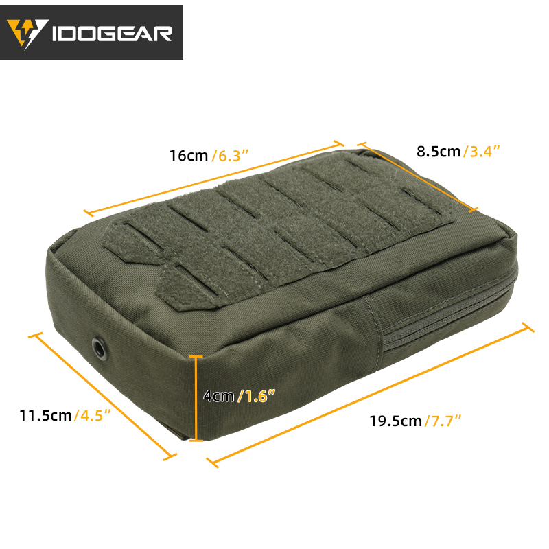 IDOGEAR Tactical MOLLE Pouch Multi-Purpose Compact EDC Small Utility Pouch 3578