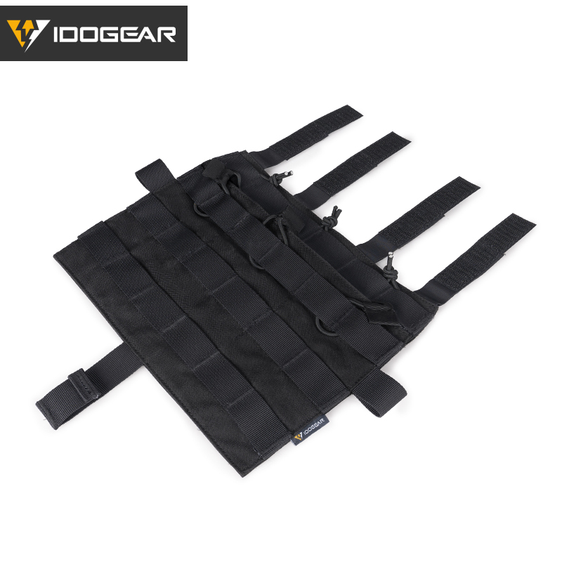 IDOGEAR Utility Outdoor Gear Detachable Molle Flap Triple Pouch 5.56mm/7.62mm Tool Pouch For AVS JPC2.0 3579