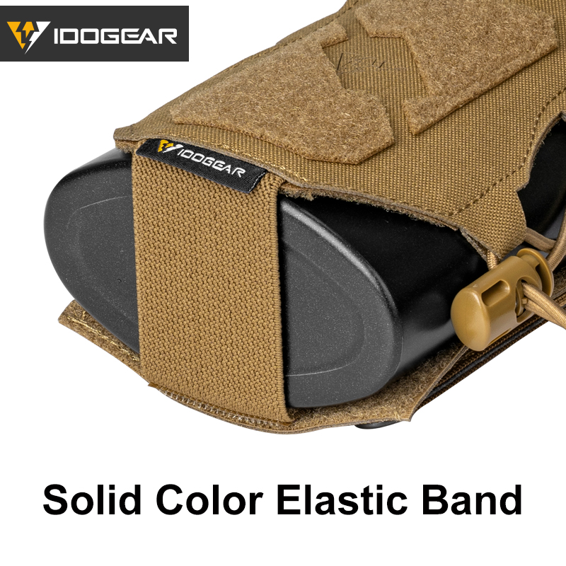 IDOGEAR Tactical Water Bottle Pouch Adjustable Straps Kettle Carrier Holder For Outdoor Sports 500D Nylon 3580