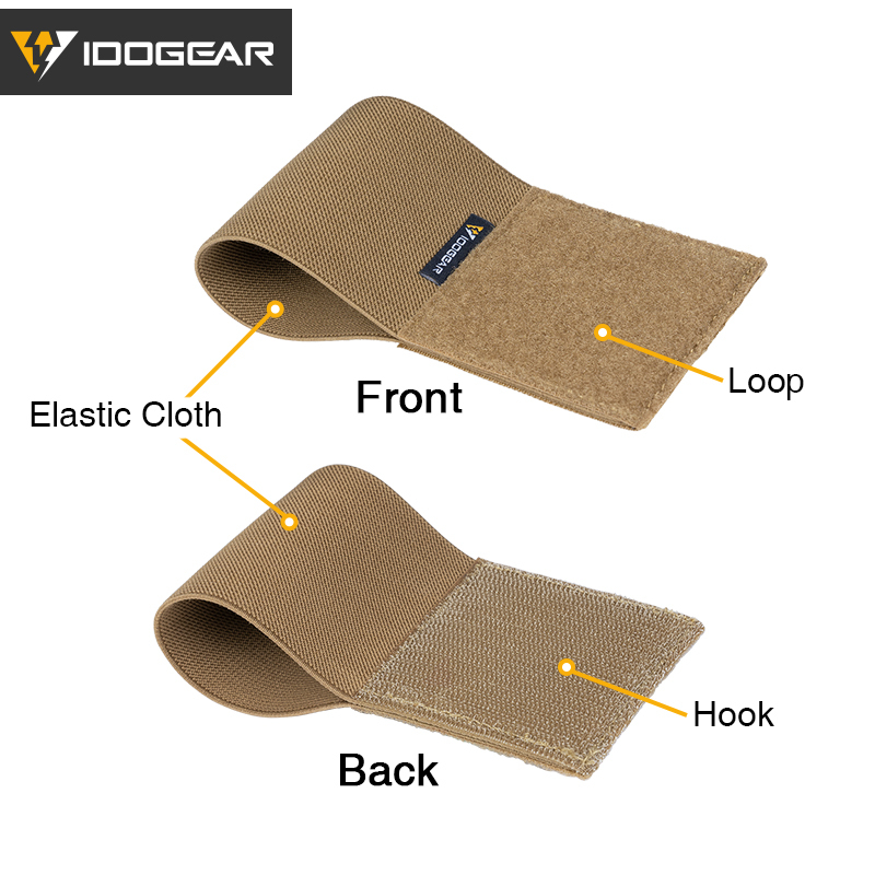 IDOGEAR Tactical Elastic Tourniquet Holder TQ Holster with Hook and Loop for Tactical Belt Duty Belt 3581