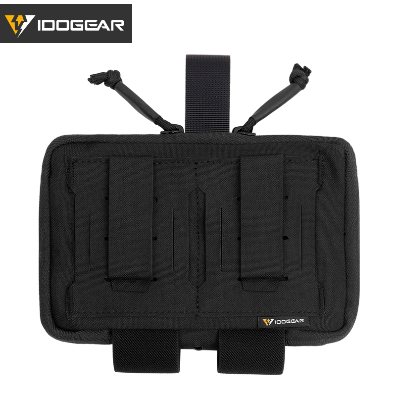 IDOGEAR Tactical Belt Medical Pouch First Aid Pouch MOLLE Admin Pouch Military Utility Pouch EDC Tool Pouch 500D Nylon 3583