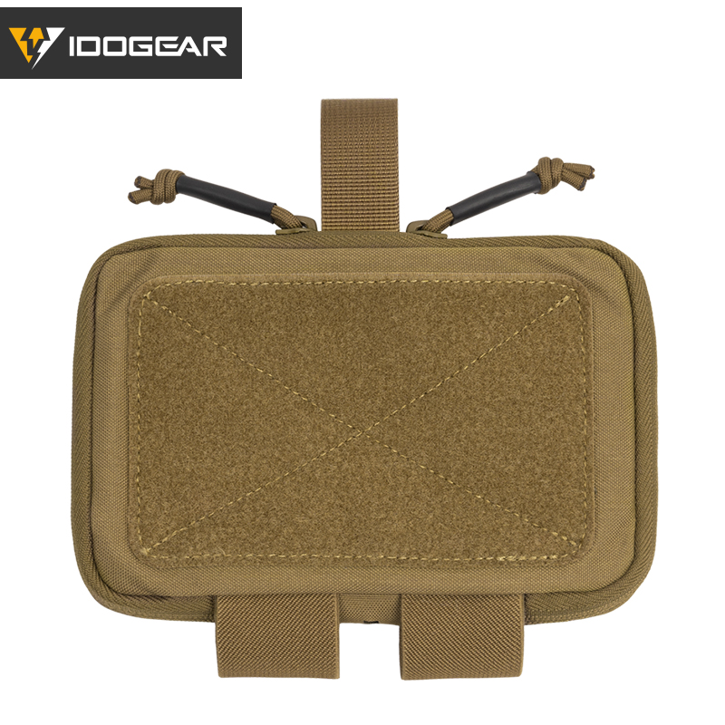 IDOGEAR Tactical Belt Medical Pouch First Aid Pouch MOLLE Admin Pouch Military Utility Pouch EDC Tool Pouch 500D Nylon 3583