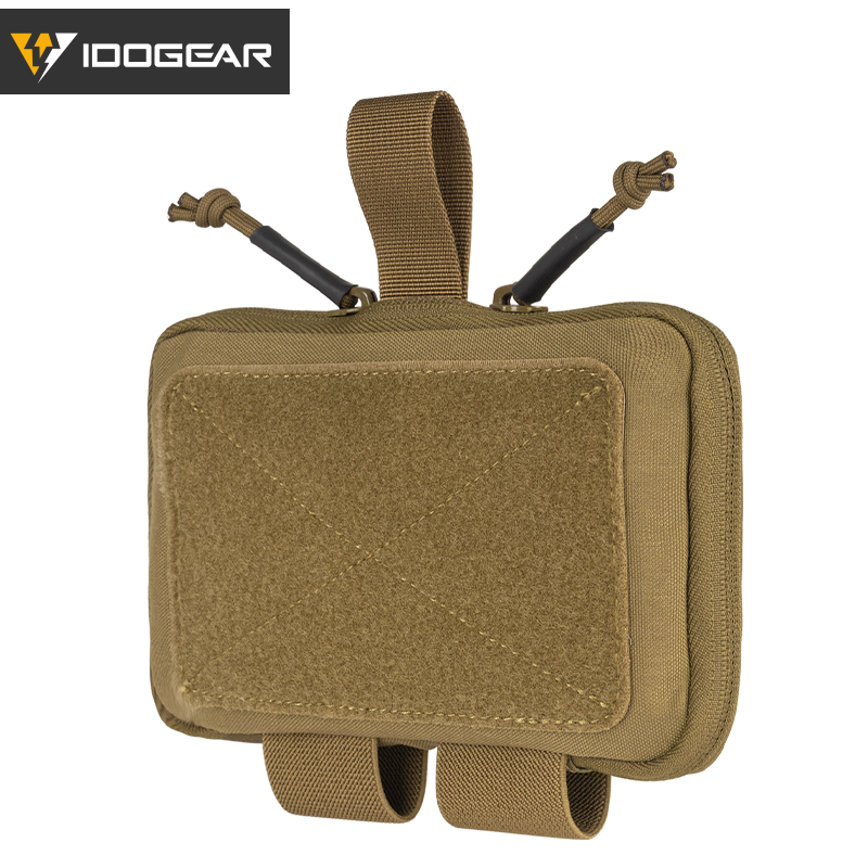 IDOGEAR Tactical Belt Medical Pouch First Aid Pouch MOLLE Admin Pouch Military Utility Pouch EDC Tool Pouch 500D Nylon 3583