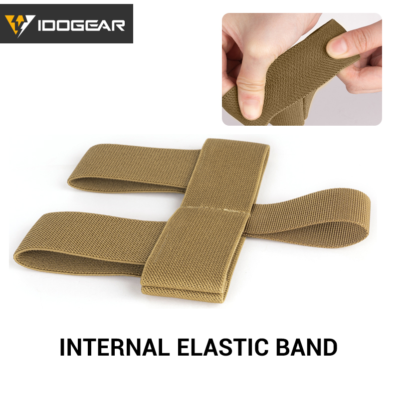 IDOGEAR Tactical Belt Medical Pouch First Aid Pouch MOLLE Admin Pouch Military Utility Pouch EDC Tool Pouch 500D Nylon 3583