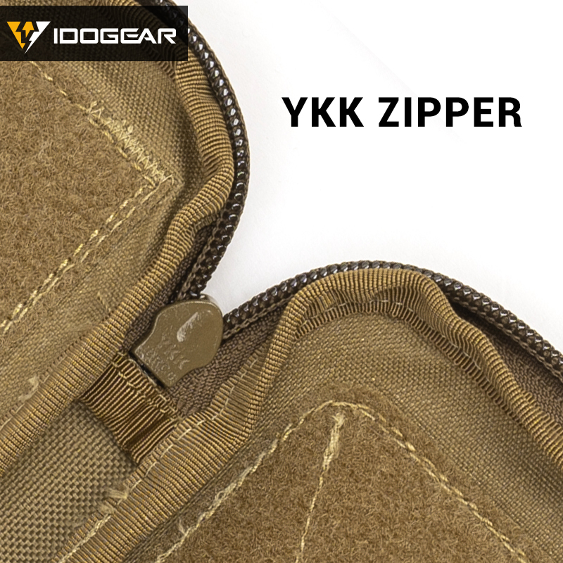 IDOGEAR Tactical Belt Medical Pouch First Aid Pouch MOLLE Admin Pouch Military Utility Pouch EDC Tool Pouch 500D Nylon 3583