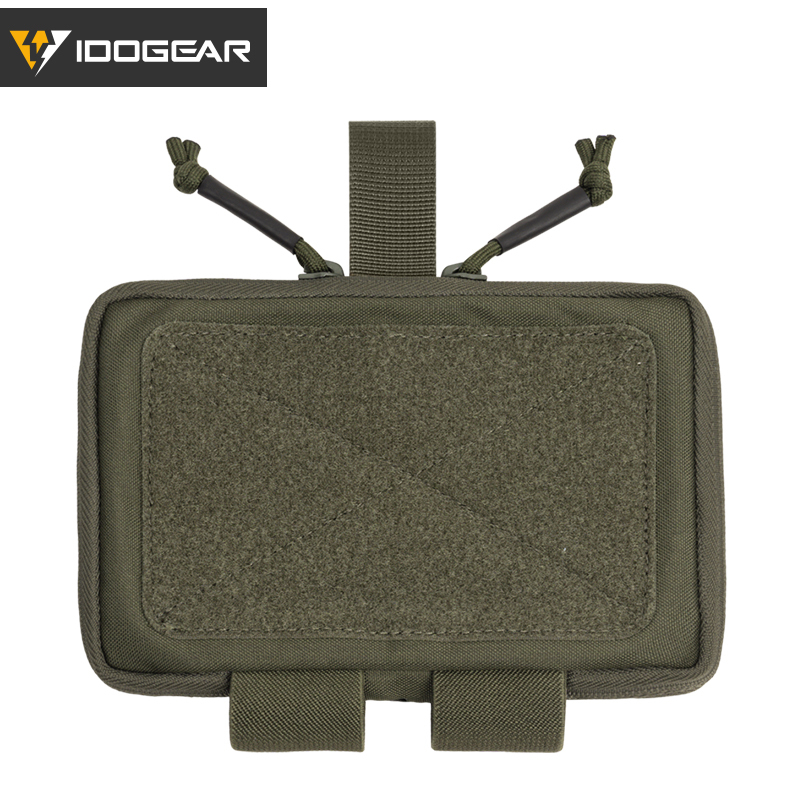 IDOGEAR Tactical Belt Medical Pouch First Aid Pouch MOLLE Admin Pouch Military Utility Pouch EDC Tool Pouch 500D Nylon 3583