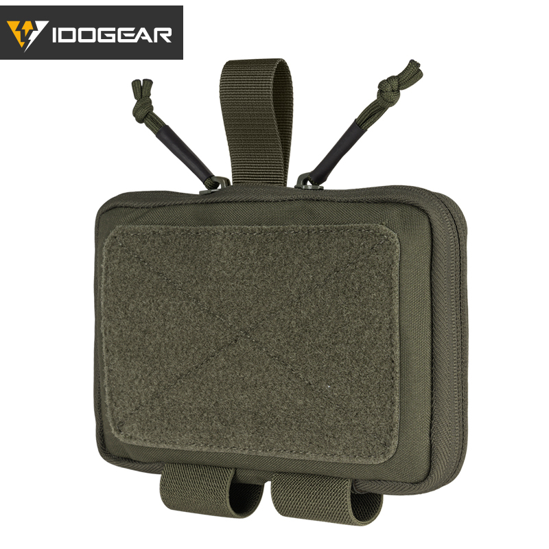IDOGEAR Tactical Belt Medical Pouch First Aid Pouch MOLLE Admin Pouch Military Utility Pouch EDC Tool Pouch 500D Nylon 3583-IDOGEAR INDUSTRIAL