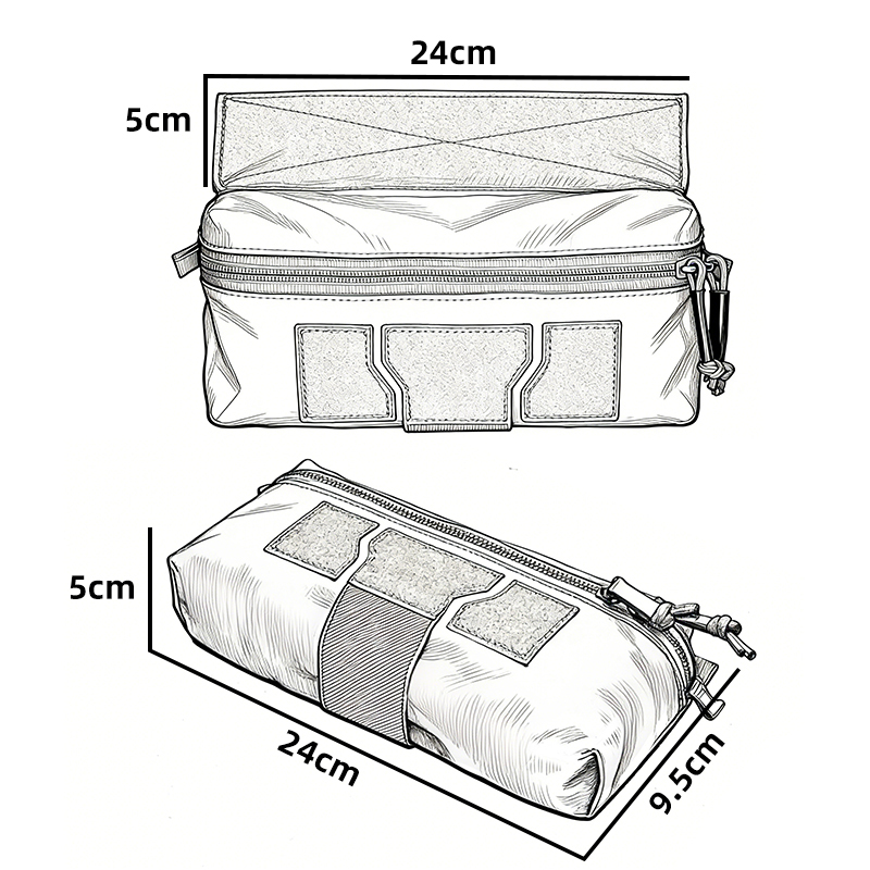 IDOGEAR Tactical Mini Dump Drop Pouch Admin Fanny Pack 3584
