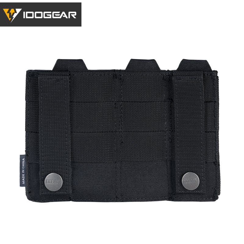 IDOGEAR Tactical Triple Mag Pouch Mag Carrier 9mm 5.56 Molle Pouch Laser Cut Design 3586-IDOGEAR INDUSTRIAL