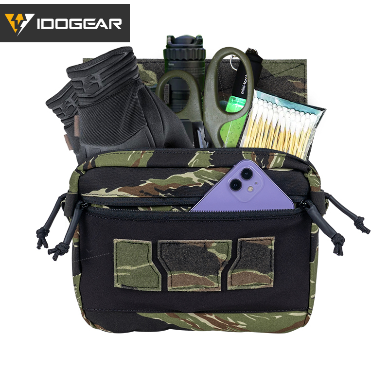 IDOGEAR Tactical Drop Pouch Multi-Function Abdominal Fanny Pack  Waist Bag Tactical EDC Combat Pouch 3587