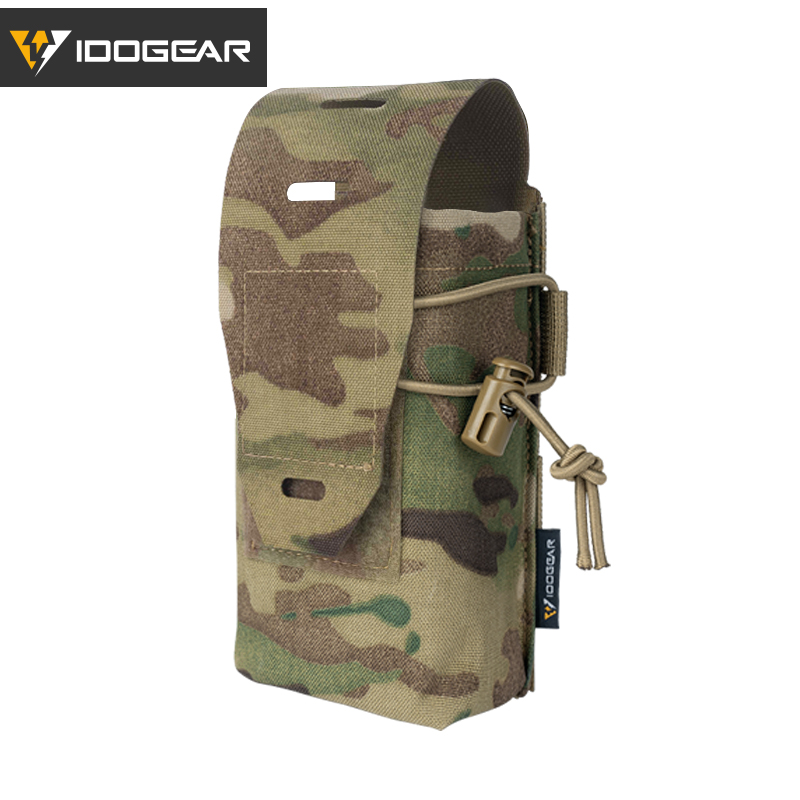IDOGEAR Tactical Double Magazine Pouch For 5.56 Mag MOLLE Multi-function Pouch Military Mag Carrier Hunting 3594-IDOGEAR INDUSTRIAL