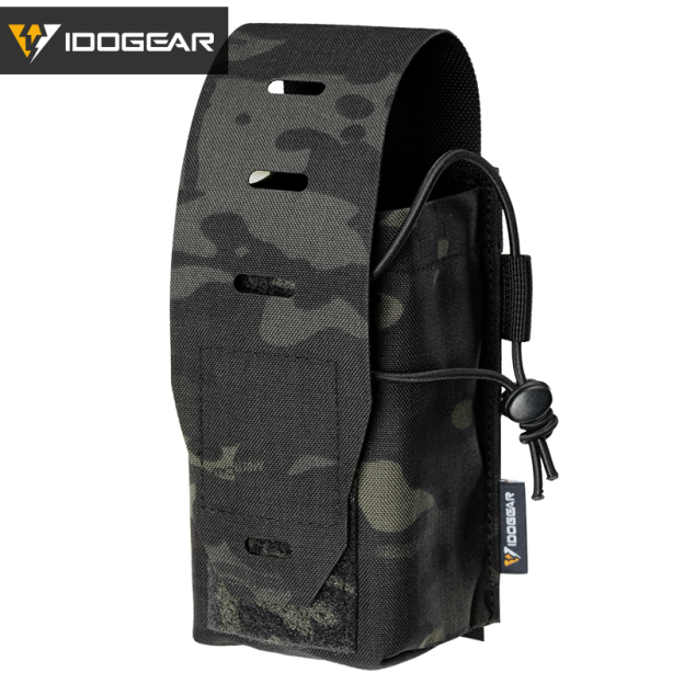 IDOGEAR 556 MOLLE Double Pouch Multi-Purpose EDC Admin Tool Pouch Hook&Loop Flip Cover 3594