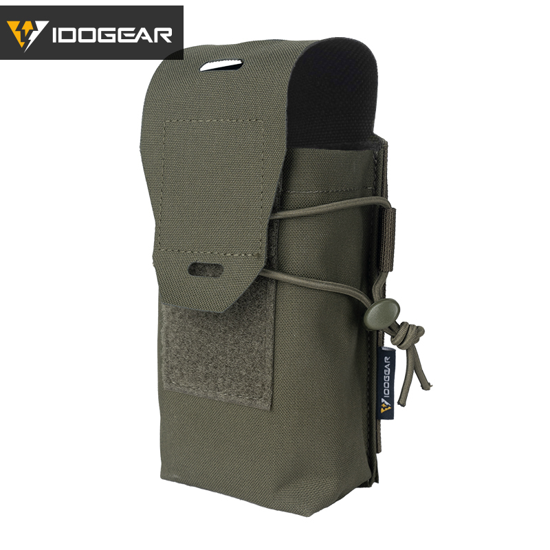 IDOGEAR Tactical Double Magazine Pouch For 5.56 Mag MOLLE Multi-function Pouch Military Mag Carrier Hunting 3594-IDOGEAR INDUSTRIAL