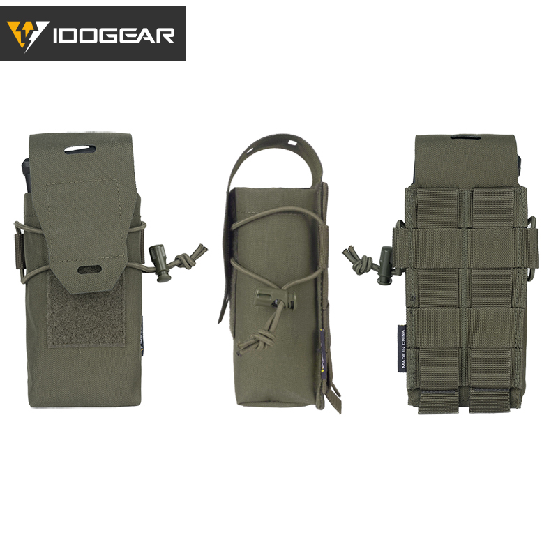 IDOGEAR Tactical Double Magazine Pouch For 5.56 Mag MOLLE Multi-function Pouch Military Mag Carrier Hunting 3594-IDOGEAR INDUSTRIAL