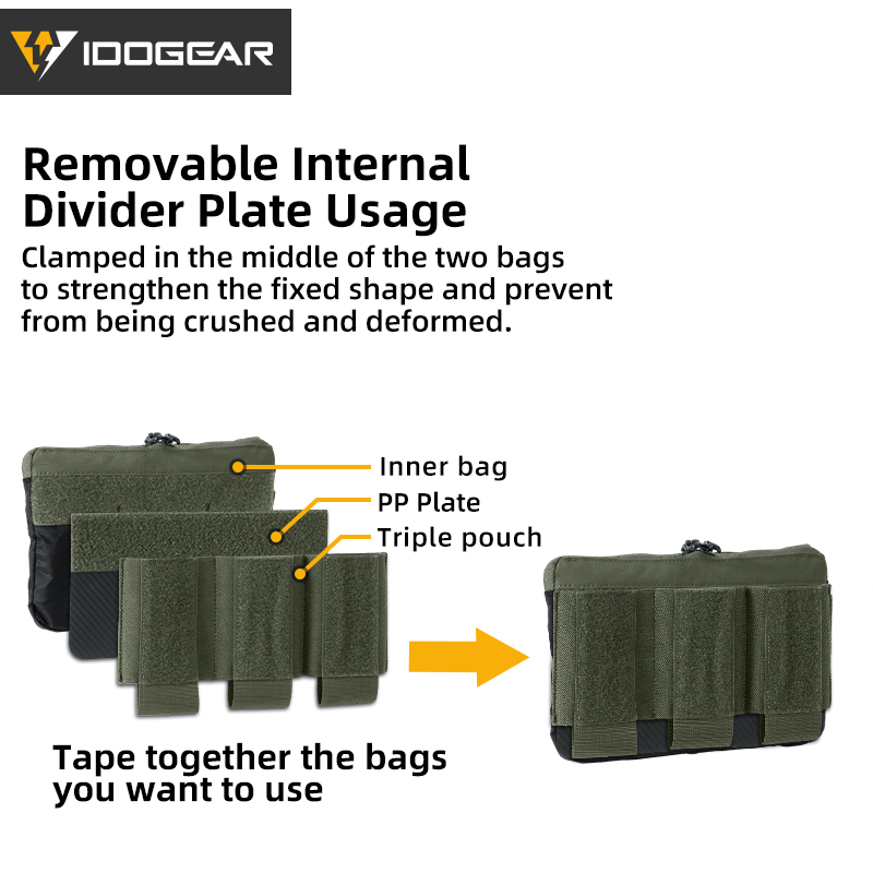 IDOGEAR DOPE Front Flap Pouch FCPC FCSK Style Tool Pouch 3596