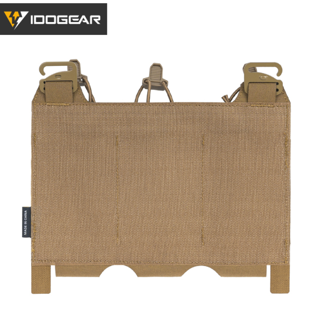 IDOGEAR Tactical Triple Magazine Pouch For 5.56mm FERRO STYLE TEAR Front Flap For FCPC V5 FCSK JPC Vest Airsoft Wargame 3599-IDOGEAR INDUSTRIAL